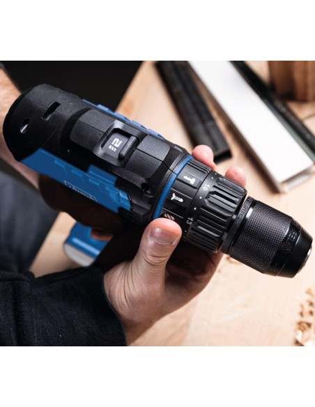 Trapano avvitatore 20v batteria 2.0Ah e caricabatteria ixes Scheppach c-cd45-x