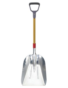 1 - Pala in allumino per neve 37cm manico D in fibra serieJ Cat-Caterpillar J12-201