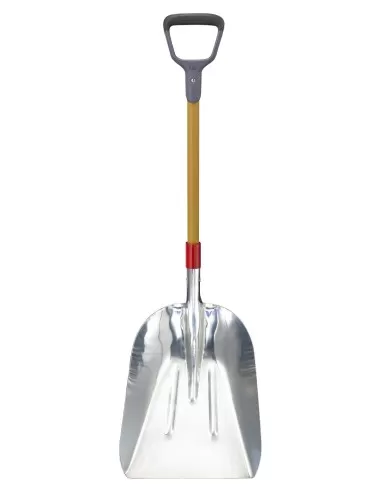 1 - Pala in allumino per neve 37cm manico D in fibra serieJ Cat-Caterpillar J12-201