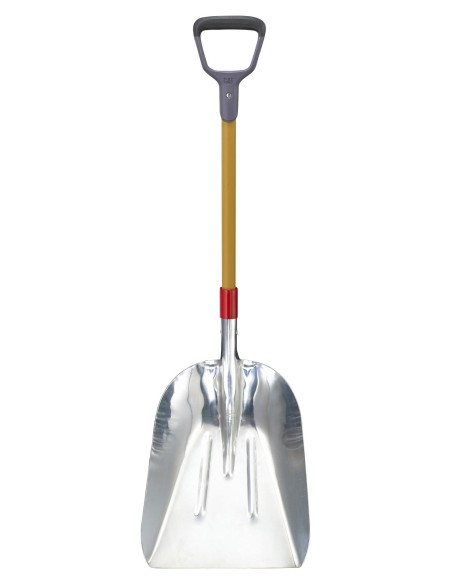 1 - Pala in allumino per neve 37cm manico D in fibra serieJ Cat-Caterpillar J12-201
