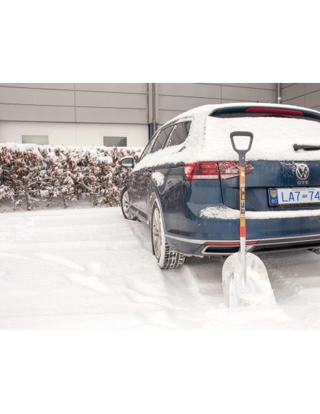 5 - Pala in allumino per neve 37cm manico D in fibra serieJ Cat-Caterpillar J12-201