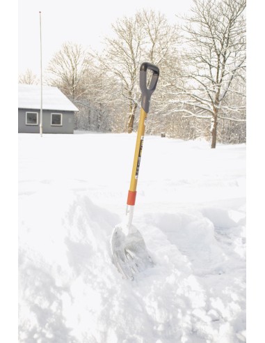 6 - Pala in allumino per neve 37cm manico D in fibra serieJ Cat-Caterpillar J12-201