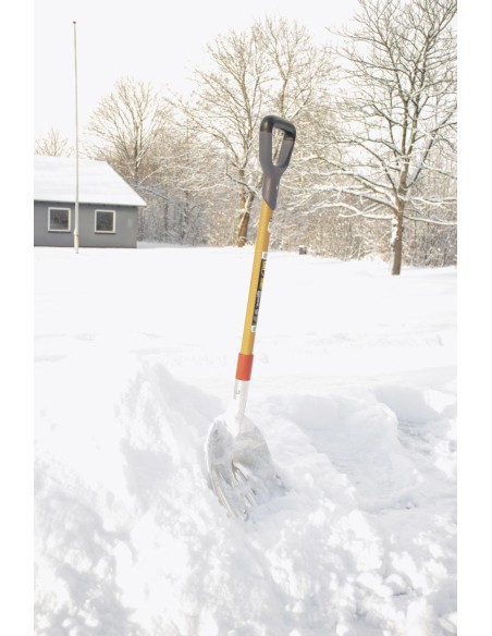 6 - Pala in allumino per neve 37cm manico D in fibra serieJ Cat-Caterpillar J12-201