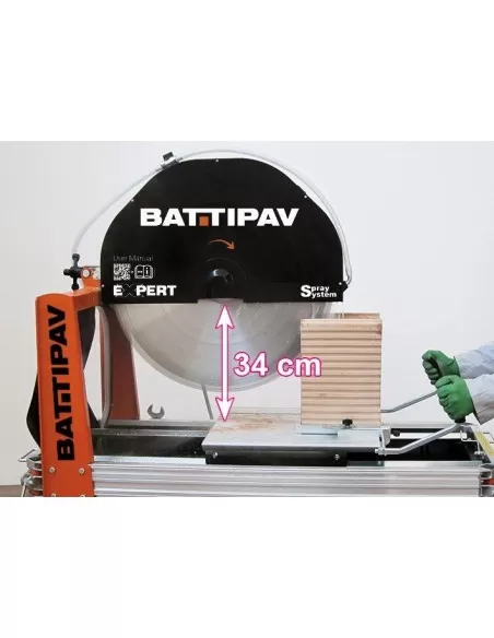 Macchina tagliapietre acqua 230v taglio 55x27cm lama 700mm Battipav expert 700
