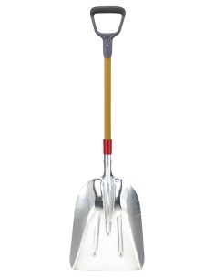 1 - Pala in alluminio per neve 43cm manico D in fibra serieJ Cat-Caterpillar J12-220