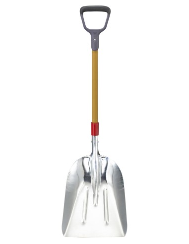 1 - Pala in alluminio per neve 43cm manico D in fibra serieJ Cat-Caterpillar J12-220