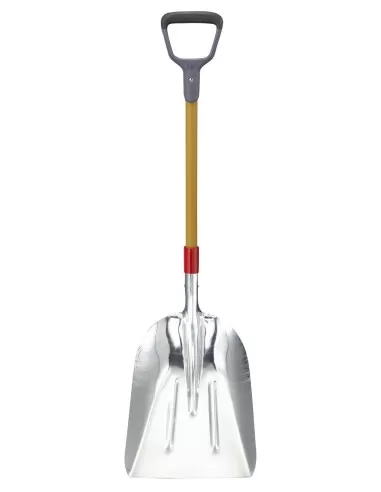 1 - Pala in alluminio per neve 43cm manico D in fibra serieJ Cat-Caterpillar J12-220