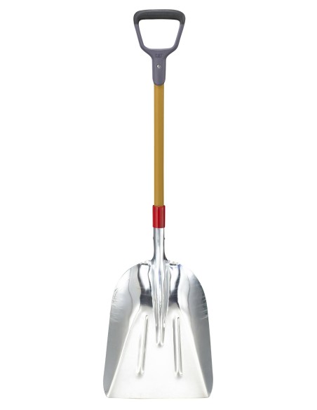 1 - Pala in alluminio per neve 43cm manico D in fibra serieJ Cat-Caterpillar J12-220