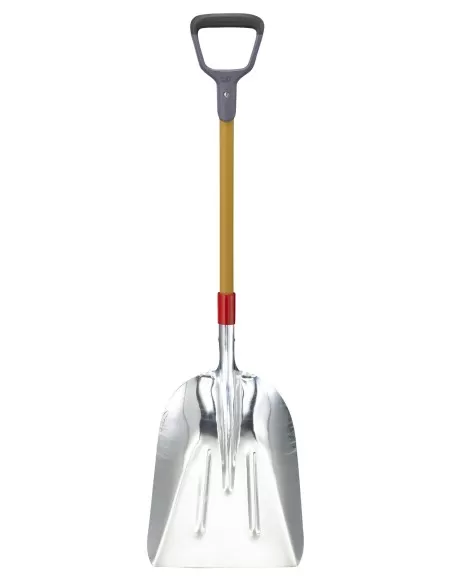 1 - Pala in alluminio per neve 43cm manico D in fibra serieJ Cat-Caterpillar J12-220