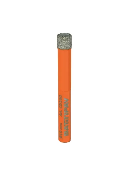 1 - Fresa foretto diamantata 10 mm gres marmo granito per trapano Battipav cd10d