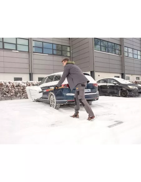 7 - Pala in alluminio per neve 43cm manico D in fibra serieJ Cat-Caterpillar J12-220