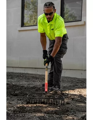 6 - Rastrello ad arco forgiato con 16 denti serie J Cat - Caterpillar J17-250