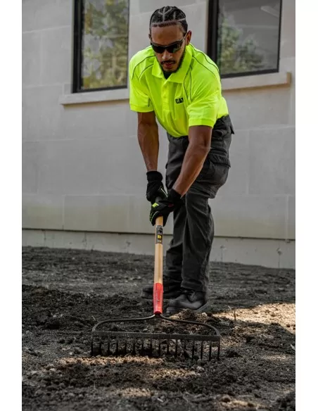 6 - Rastrello ad arco forgiato con 16 denti serie J Cat - Caterpillar J17-250