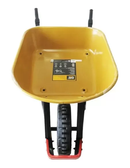 6 - Carriola manuale vasca in acciaio 100lt 250kg serie J Cat - Caterpillar J22-150