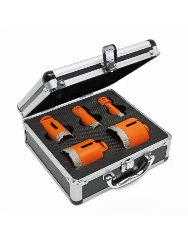 1 - Set frese foretti diamantati gres marmo granito smerigliatrice Battipav hgsetd