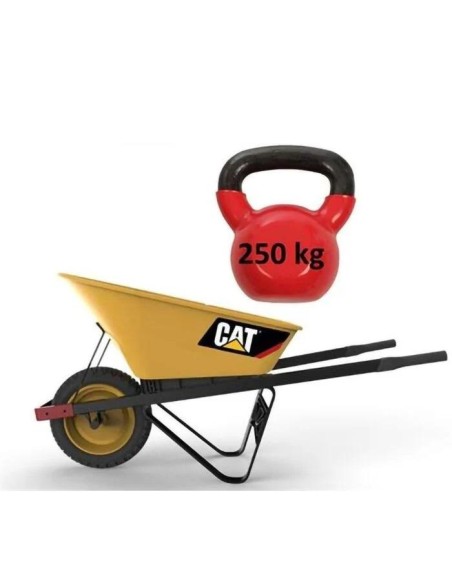 Carriola manuale vasca in acciaio 100lt 250kg serie J Cat - Caterpillar J22-150