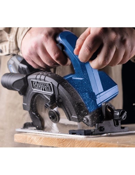 Sega circolare 20v 2 batterie 2.0Ah e caricabatteria ixes Scheppach bc-hcs165-x Sega circolare 20v 2 batterie 2.0Ah e caricabatteria ixes Scheppach bc-hcs165-x