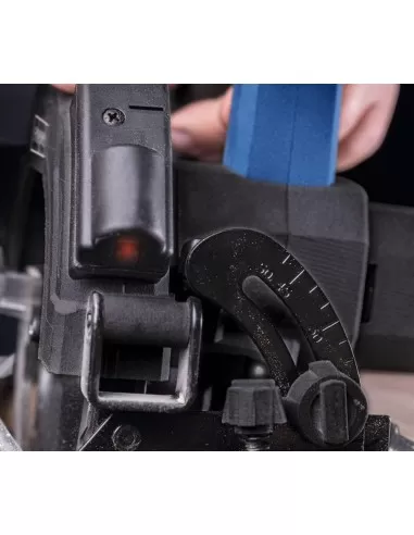 5 - Sega circolare 20v batteria 4.0Ah + caricabatteria ixes Scheppach c-hcs165-x