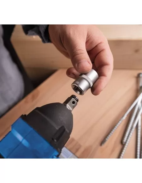 Avvitatore impulsi 20v 2 batterie 4.0Ah caricabatteria ixes Scheppach bc-iw350-x