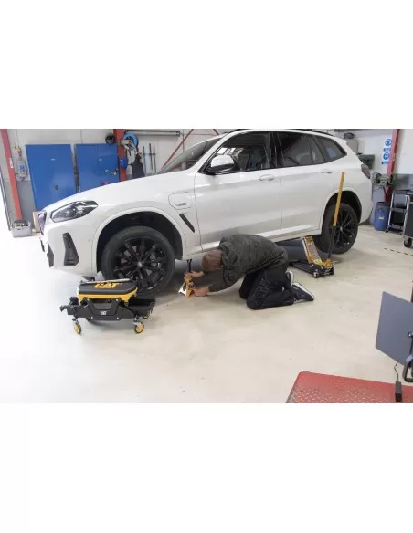 3 - Sgabello multiuso regolabile con rotelle Cat - Caterpillar JCS3167