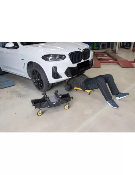 4 - Sgabello multiuso regolabile con rotelle Cat - Caterpillar JCS3167