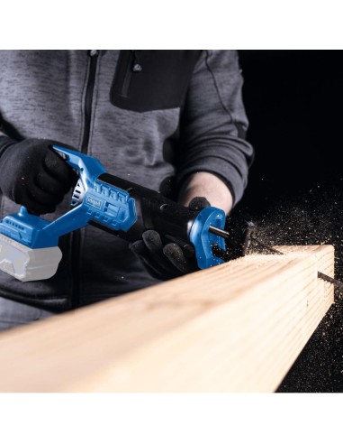 Sega a gattuccio 20v batteria 2.0Ah + caricabatteria ixes Scheppach bc-rs250-x