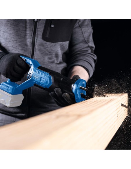 Sega a gattuccio 20v batteria 2.0Ah + caricabatteria ixes Scheppach bc-rs250-x