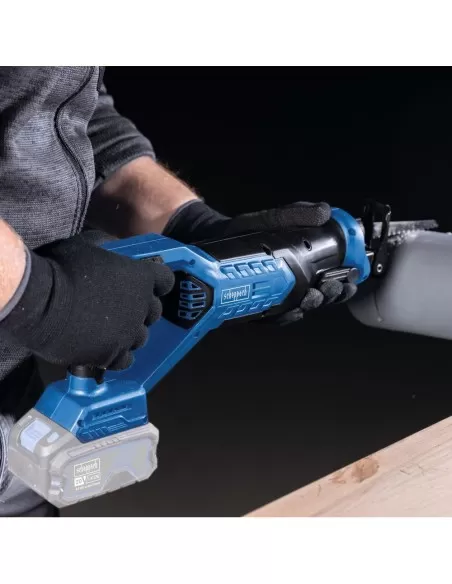 Sega a gattuccio 20v batteria 2.0Ah + caricabatteria ixes Scheppach bc-rs250-x