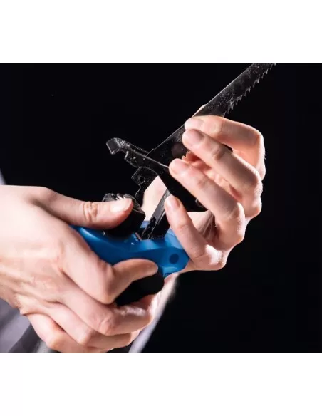 Sega a gattuccio 20v batteria 4.0Ah + caricabatteria ixes Scheppach bc-rs250-x