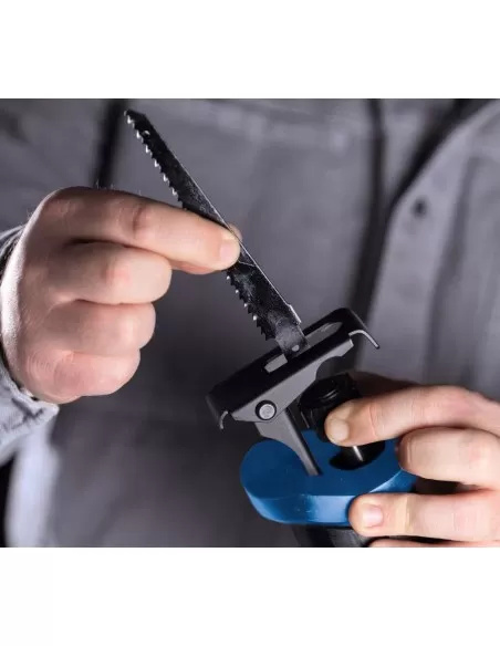 5 - Sega a gattuccio 20v batteria 4.0Ah + caricabatteria ixes Scheppach c-rs100-x