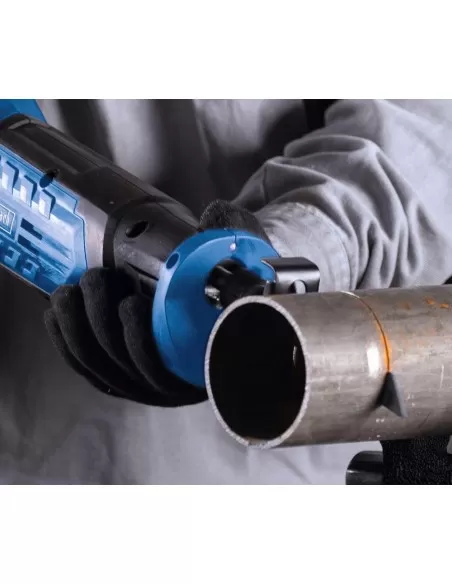 6 - Sega a gattuccio 20v batteria 4.0Ah + caricabatteria ixes Scheppach c-rs100-x