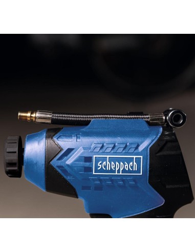 Compressore portatile 20v batteria 2.0Ah caricabatteria ixes Scheppach c-ac20-x