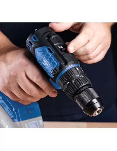 Set 3 elettroutensili Scheppach serie 20v ixes con 3 batterie e caricabatteria