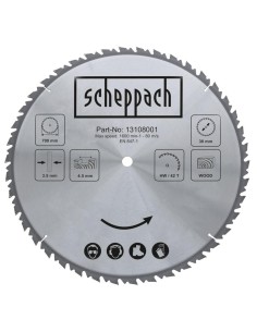 Lama circolare legno 700x30x4,5mm 42t Scheppach