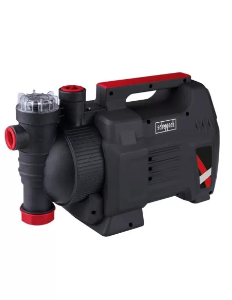 1 - Elettropompa da giardino 1000 W 3.6 bar 3600 l/h Scheppach gp1100jet lcd