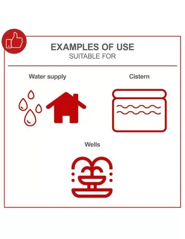 4 - Elettropompa da giardino 1000 W 3.6 bar 3600 l/h Scheppach gp1100jet lcd
