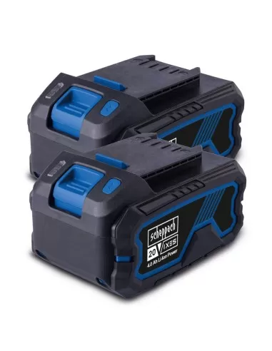 Starterkit con 2 batterie 20v 4.0Ah serie ixes Scheppach