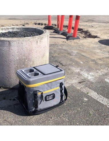 Borsa termica 22.5lt con porta bicchiere per cantiere Cat-Caterpillar GP-63484A