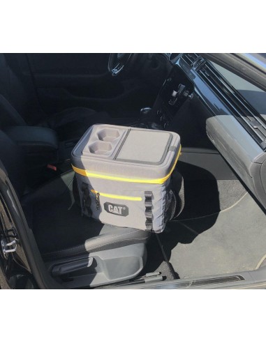 Borsa termica 22.5lt con porta bicchiere per cantiere Cat-Caterpillar GP-63484A