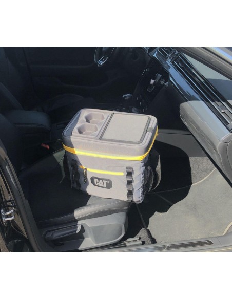 Borsa termica 22.5lt con porta bicchiere per cantiere Cat-Caterpillar GP-63484A