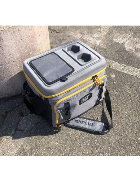 5 - Borsa termica 39lt porta bicchiere e tasca rapida Cat-Caterpillar GP-63486A