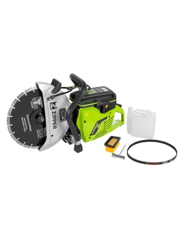 Mototroncatrice a disco per cemento e asfalto taglio 105mm Zipper zi-bts300t