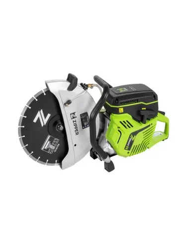 2 - Mototroncatrice a disco per cemento e asfalto taglio 125mm Zipper zi-bts350t