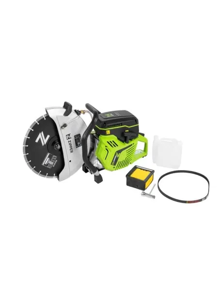 3 - Mototroncatrice a disco per cemento e asfalto taglio 125mm Zipper zi-bts350t