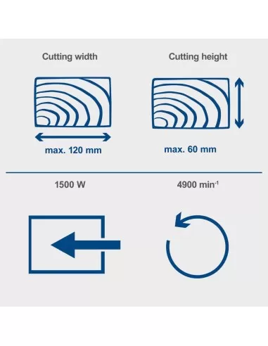 7 - Troncatrice radiale per legno 1500W sega da 210mm Scheppach hm210l