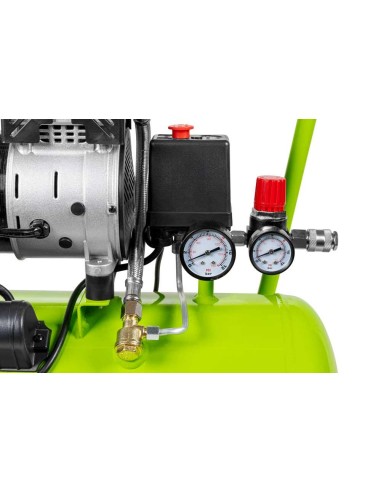 Compressore aria silenziato 24 lt 8 bar Zipper zi-com24si
