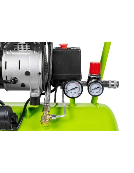 Compressore aria silenziato 24 lt 8 bar Zipper zi-com24si