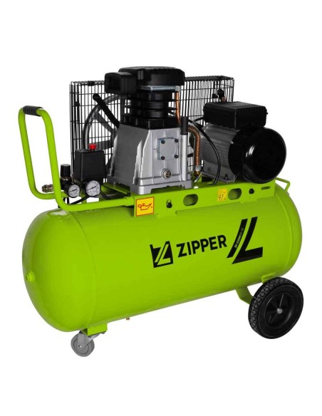 Compressore aria lubrificato 90 lt 10 bar Zipper zi-com90-10