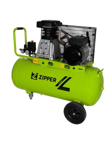 Compressore aria lubrificato 90 lt 10 bar Zipper zi-com90-10