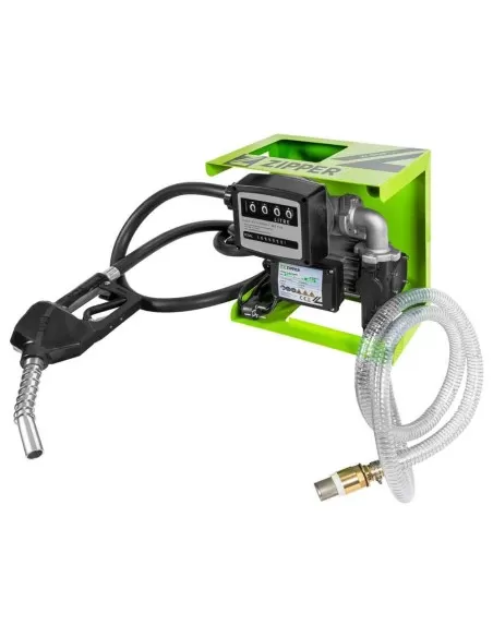 Elettropompa travaso diesel e olio contalitri e pistola 550w Zipper zi-dop720